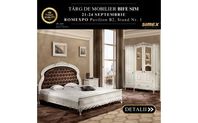 Descoperă Eleganța și Tradiția Mobilierului din Lemn Masiv cu Simex la Târgul de Mobilă BIFE SIM 2023