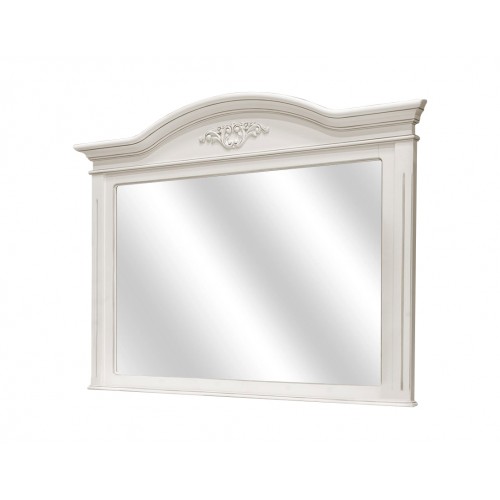 Yana, Ramă Oglindă Lemn Masiv, Alb, Yana, mobilasimex.ro