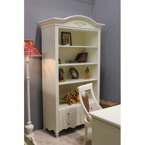 Comparare Produse, Bibliotecă lemn masiv, alb, Md.2, Yana, mobilasimex.ro