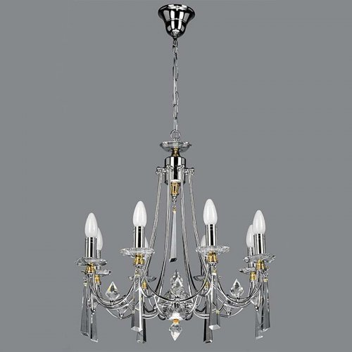 Corpuri de Iluminat, Lustra Prenses cu 8 brate 0201-51-08, mobilasimex.ro