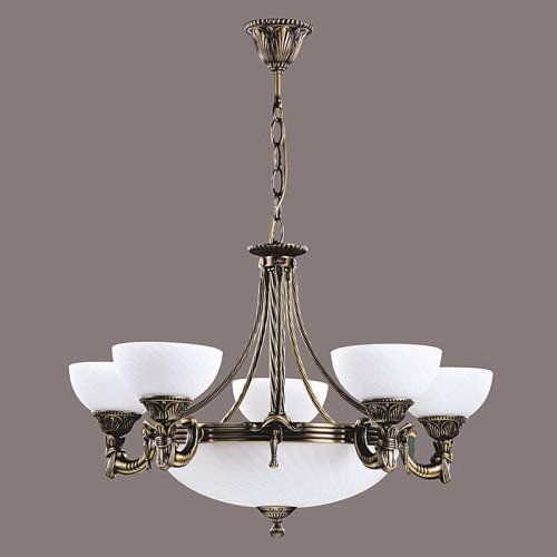 Corpuri de Iluminat, Lustra Omega cu 5 brate 3035-52-05B, mobilasimex.ro