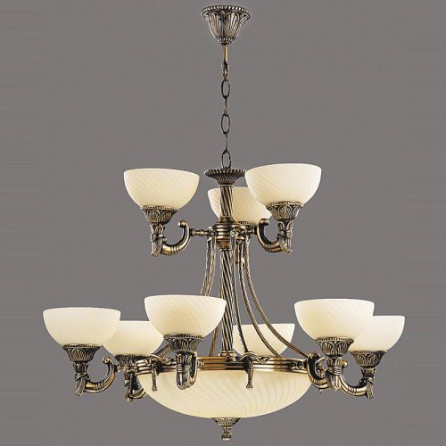 Corpuri de Iluminat, Lustra Omega cu 9 brate 3035-52-09A, mobilasimex.ro