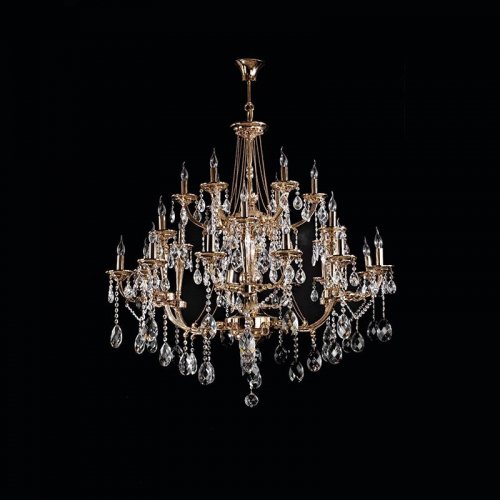 Corpuri de Iluminat, Candelabru Beauty Gold cu 24 brate 6154-58-24, mobilasimex.ro