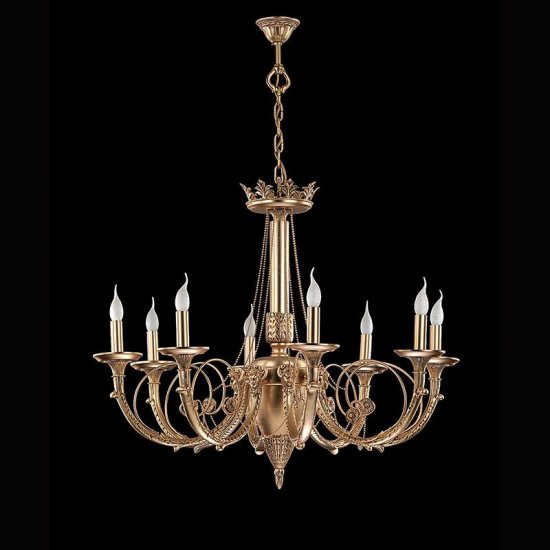 Corpuri de Iluminat, Lustra Palladium cu 8 brate 6156-55-08