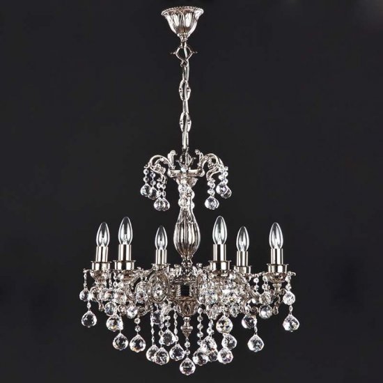 Corpuri de Iluminat, Lustra Bergama cu 6 brate 6161-51-06