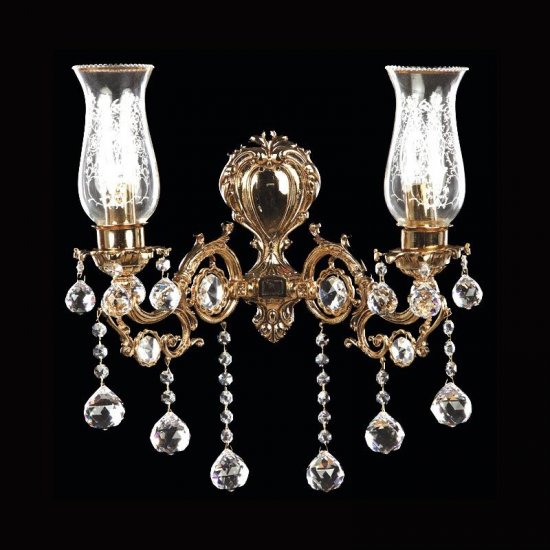 Corpuri de Iluminat, Aplica Bergama cu 2 brate 6161-58-29F