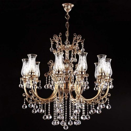 Corpuri de Iluminat, Lustra Milas cu 10 brate 6162-58-10F, mobilasimex.ro