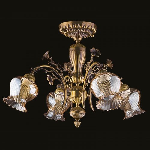 Corpuri de Iluminat, Lustra Rose cu 4 brate 7221-52-44B, mobilasimex.ro