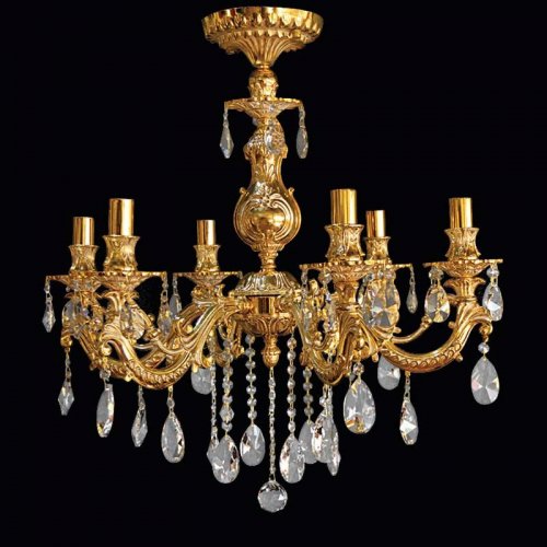 Corpuri de Iluminat, Lustra Deluxe cu 6 brate 7244-58-46, mobilasimex.ro