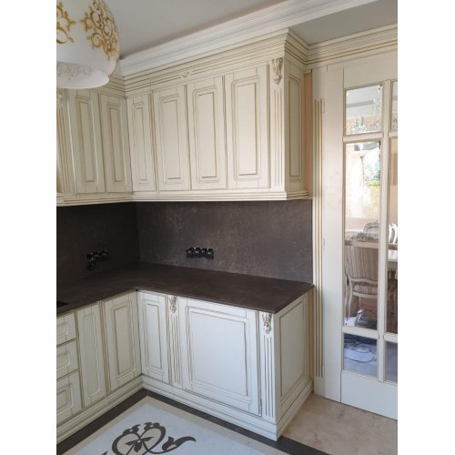 Mobilă bucatarie lemn masiv – Combinația ingenioasă dintre calitate și funcționalitate, Bucătărie lemn masiv, model 3, Toscana, mobilasimex.ro