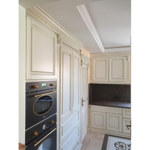 Mobilă bucatarie lemn masiv – Combinația ingenioasă dintre calitate și funcționalitate, Bucătărie lemn masiv, model 3, Toscana, mobilasimex.ro