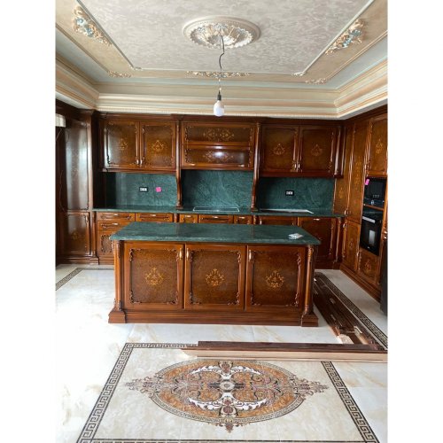 Mobilă bucatarie lemn masiv – Combinația ingenioasă dintre calitate și funcționalitate, Bucătărie lemn masiv, model 7, Cleopatra, mobilasimex.ro