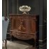 Bufet lemn masiv, maro/alb, 2 uși, 2 sertare, Mona Lisa Lux
