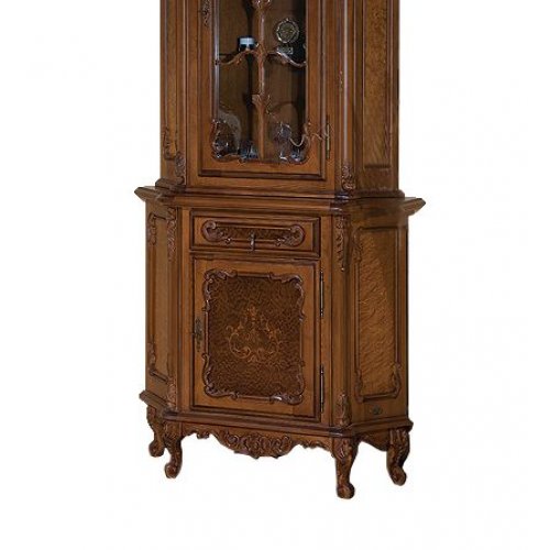 Cleopatra, Bufet colț lemn masiv, maro/alb, 1 sertar, 1 ușă, Cleopatra, mobilasimex.ro