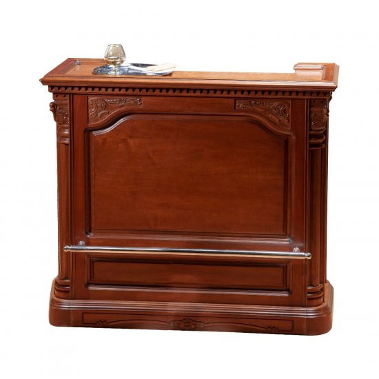 Mese din Lemn Masiv, Masă lemn masiv, maro/alb, bar, Cristina