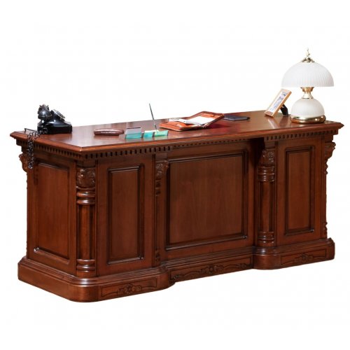 Masa lemn masiv – Pentru momente unice alături de cei dragi, Masă lemn masiv, maro/alb, birou, Cristina, mobilasimex.ro