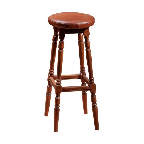 Scaun lemn masiv, Scaun lemn masiv, maro/alb, bar,  Cristina, mobilasimex.ro