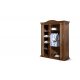 Dulapuri din lemn masiv, Dulap lemn masiv, maro/alb, 3 uși, Veneția