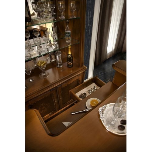 Masa lemn masiv – Pentru momente unice alături de cei dragi, Masă lemn masiv, maro/alb, bar, Cleopatra, mobilasimex.ro