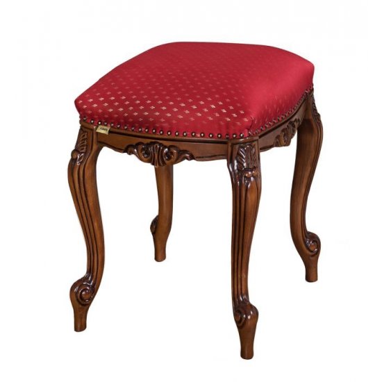 Tabureti din lemn masiv, Toaletă Lemn Masiv, Maro/Alb, 2 Sertare, 2 Uși, Veneția