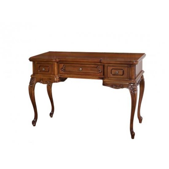 Toalete din lemn masiv, Toaletă lemn masiv, maro/alb, 3 sertare, Royal