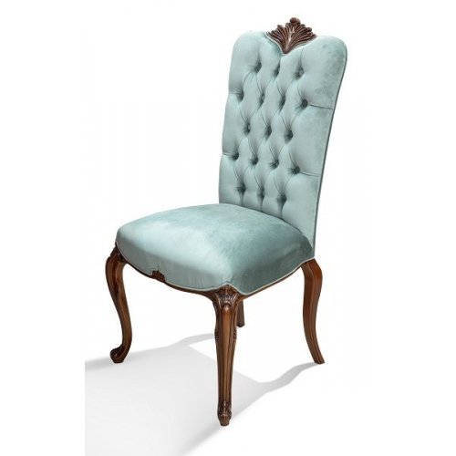 Mona Lisa Lux, Scaun lemn masiv, maro/alb, tapiserie multicoloră, Mona Lisa Lux, mobilasimex.ro