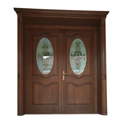 Usi lemn masiv – Definiția eleganței la cote înalte, Ușă lemn masiv, maro, 11, ușă exterior, SMX3, mobilasimex.ro