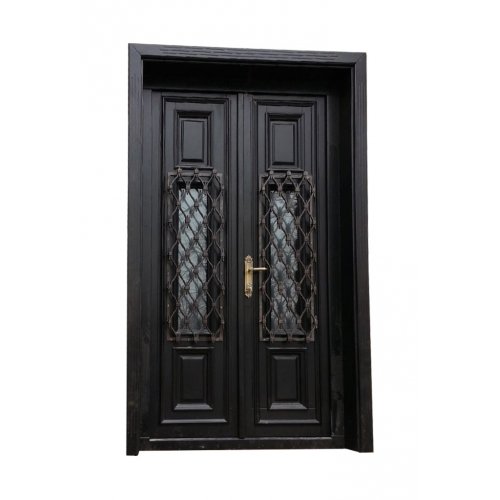 Usi lemn masiv – Definiția eleganței la cote înalte, Ușă lemn masiv, negru, 13, ușă exterior, SMX5, mobilasimex.ro