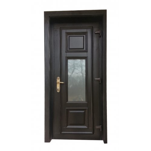 Usi lemn masiv – Definiția eleganței la cote înalte, Ușă lemn masiv, maro, 14, ușă exterior, SMX6, mobilasimex.ro