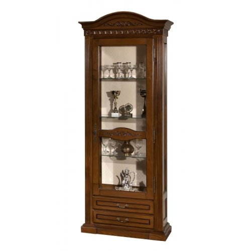 Venetia, Cristalier lemn masiv, maro/alb, 1 ușă, dreapta, Veneția, mobilasimex.ro