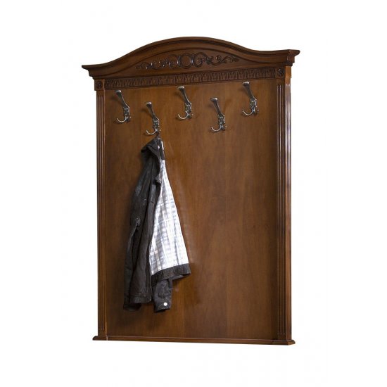 Cuiere din Lemn Masiv, Cuier lemn masiv, maro/alb, dreptunghiular, Veneția